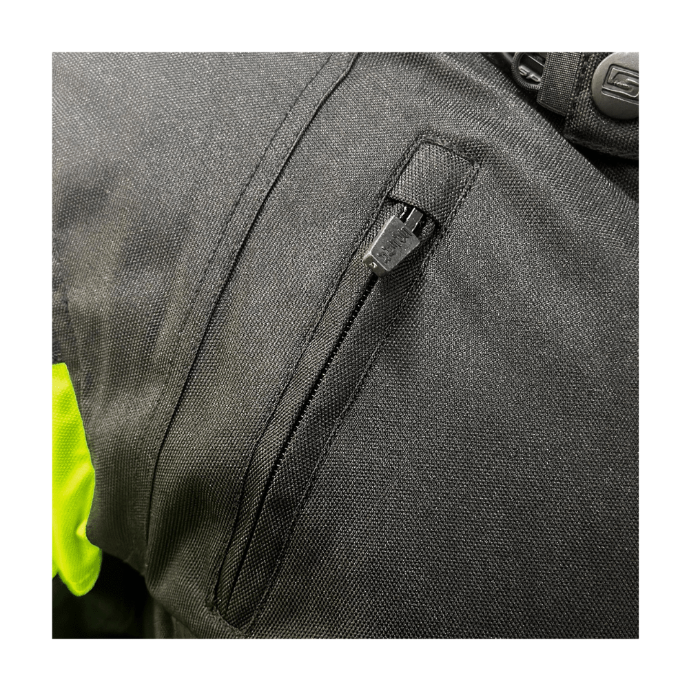 CHAQUETA PARA MOTO MUJER SPEAR MFT ONE CON PROTECCIONES NEGRA AMARILLA5
