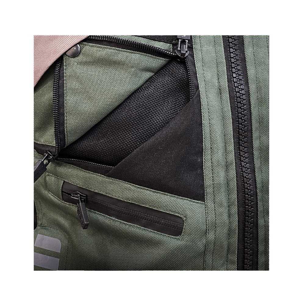 CHAQUETA PARA MOTO SPEAR TORNADO TRICAPA IMPERMEABLE MILITAR4