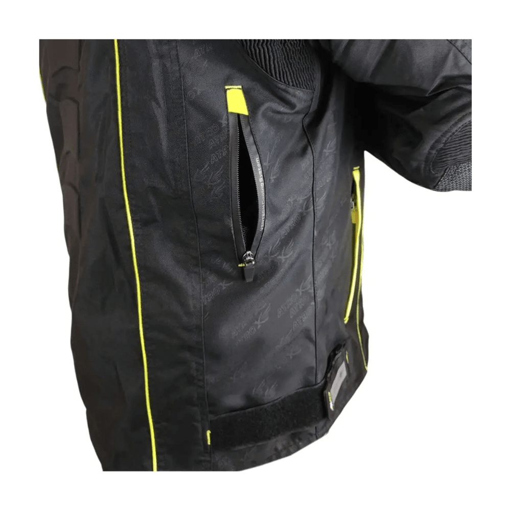 CHAQUETA ATROX SPEEDY CE-2105 HOMBRE NEGRA AMARILLA7