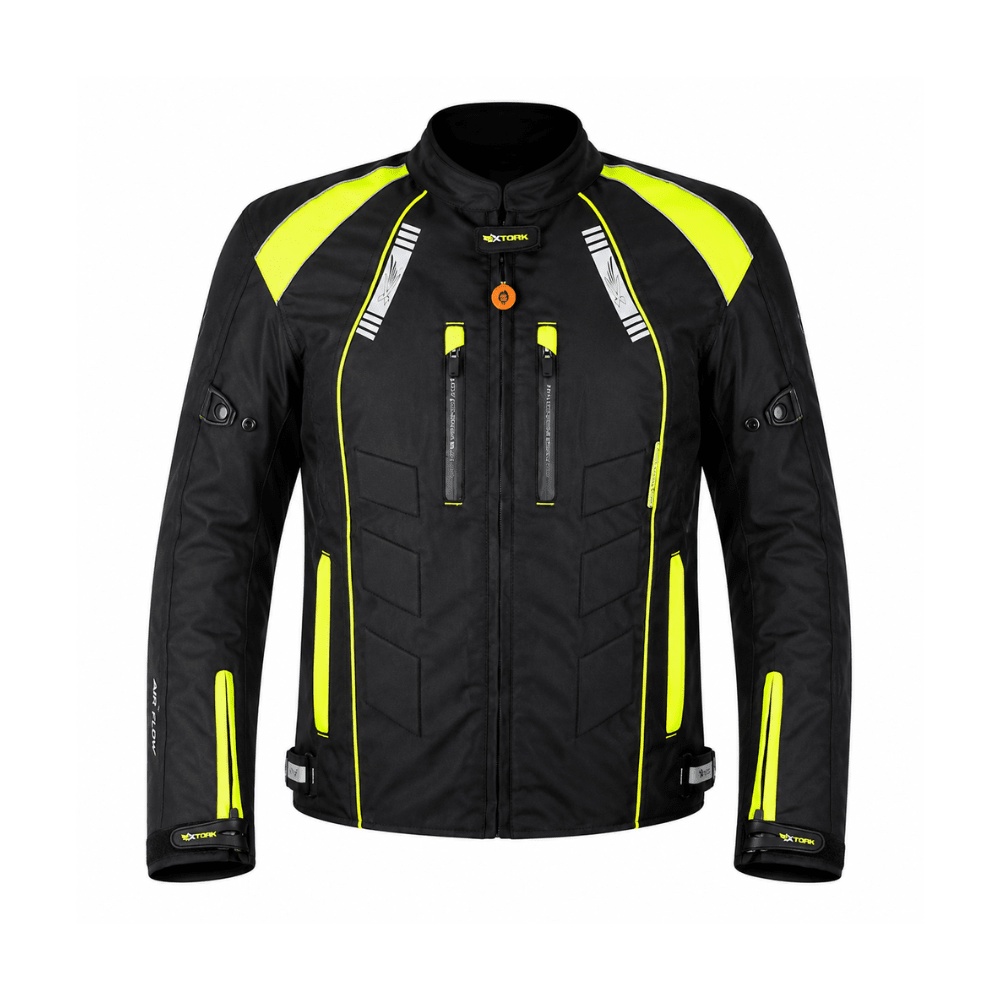 CHAQUETA ATROX SPEEDY CE-2105 HOMBRE NEGRA AMARILLA1