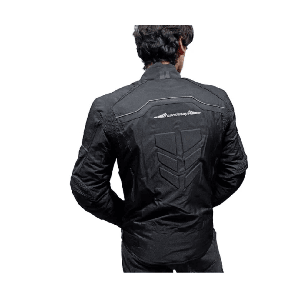 CHAQUETA CORDURA CURI NEGRA REFLECTOR PARA MOTO6