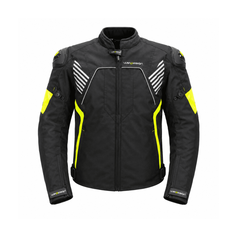 CHAQUETA PARA MOTO THUNDER FLÚOR1