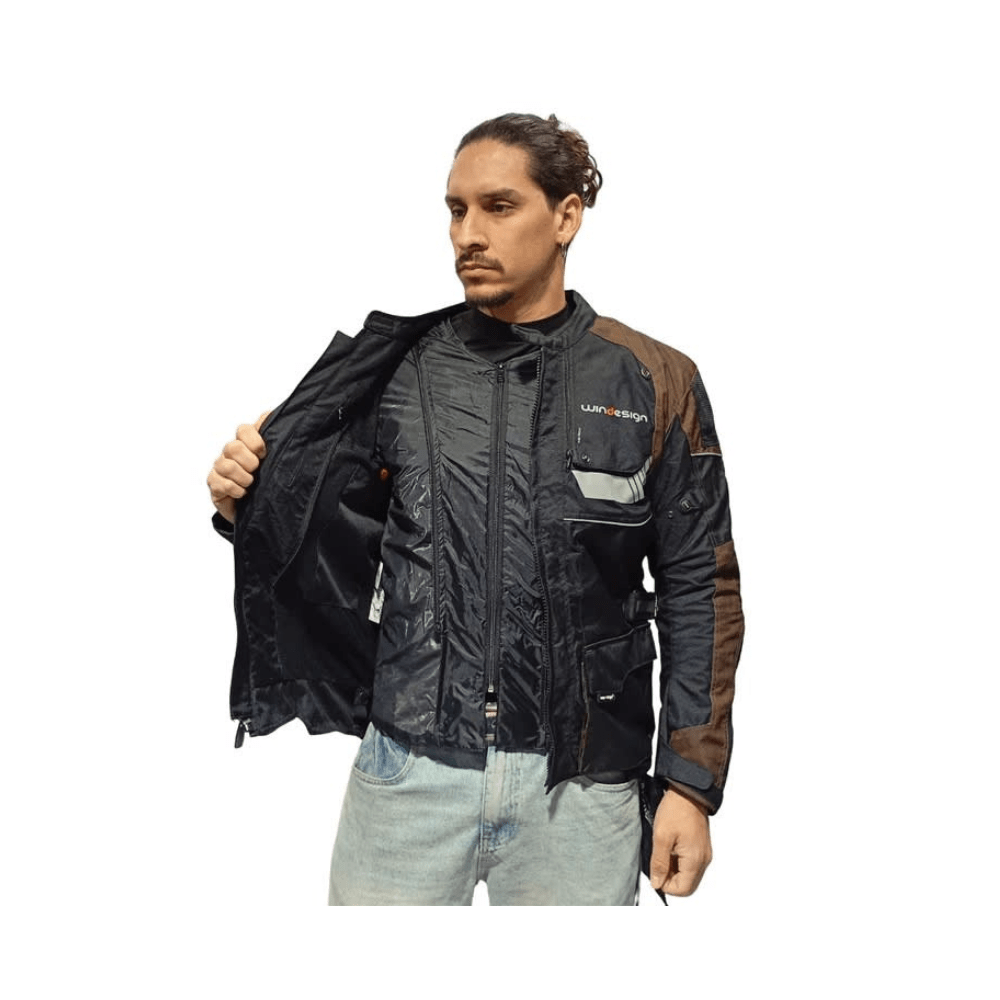 CHAQUETA PARA MOTO TOURING CAFÉ 4 SEASON3