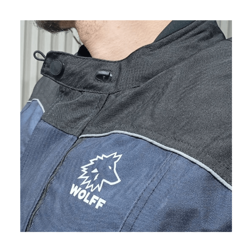 CHAQUETA PARA MOTO CORDURA WOLFF AZUL6