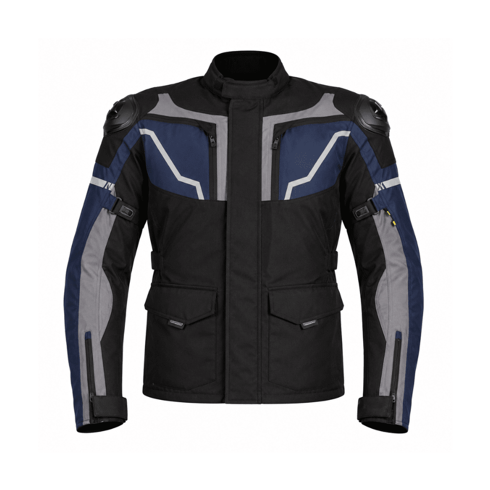 CHAQUETA PARA MOTO WINDESIGN YAGAN DE CORDURA CON PROTECCIONES AZUL1