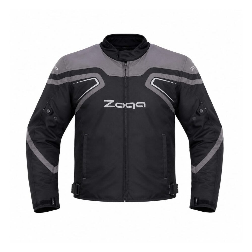 CHAQUETA PARA MOTO SAFE DRIVE GRIS1