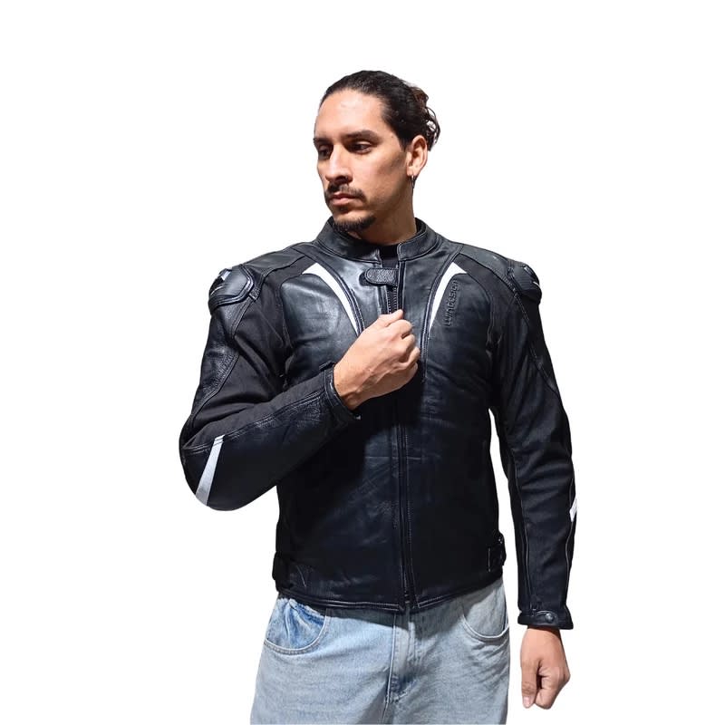 CHAQUETA DE CUERO NEPTUNO PARA MOTO | PROTECCIÓN, ESTILO Y RESISTENCIA5