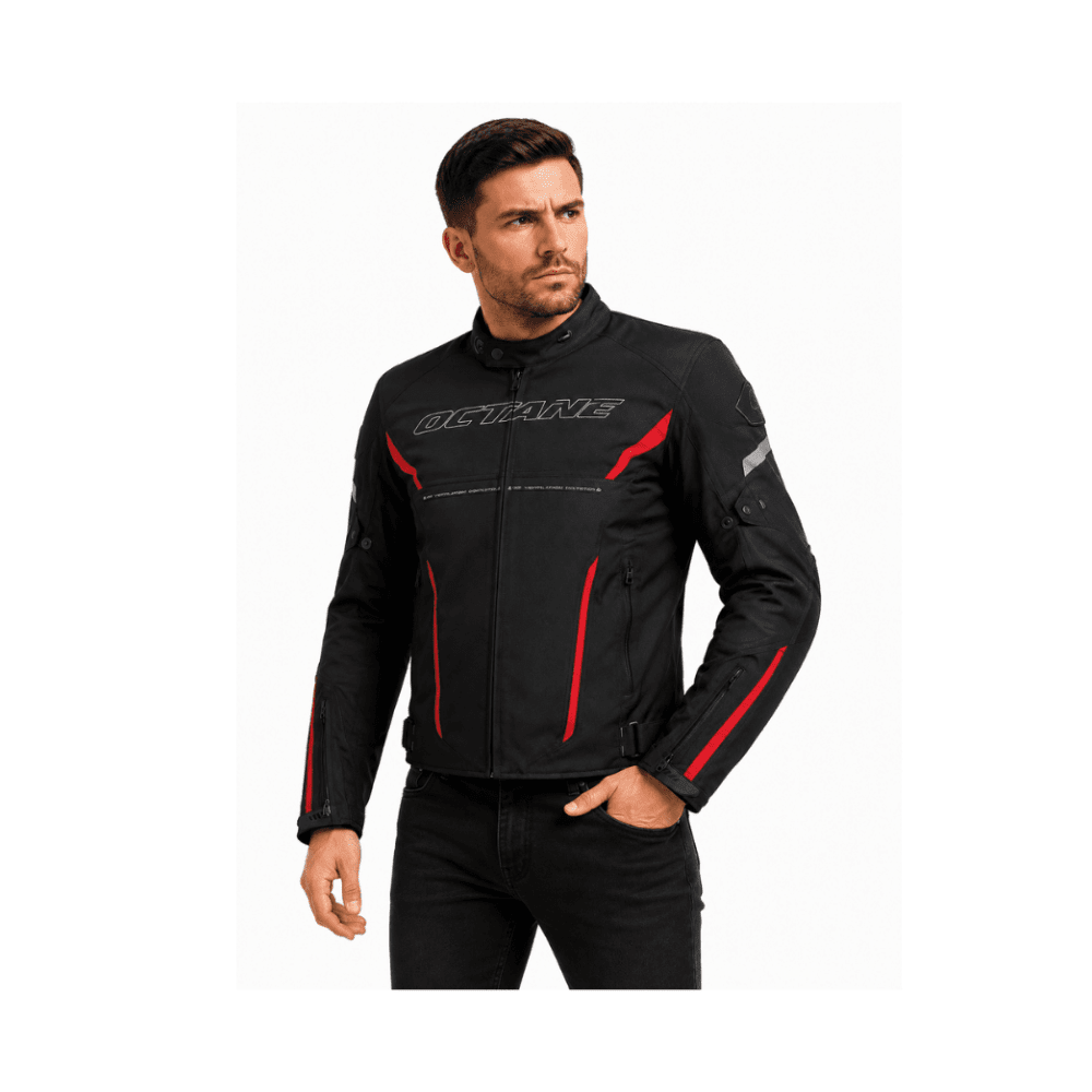CHAQUETA OCTANE CONTRACT NEGRO ROJO3
