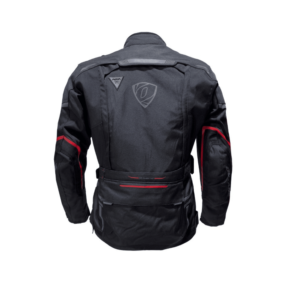 CHAQUETA PARA MOTO OCTANE SUSPENSIÓN TRICAPA NEGRA2