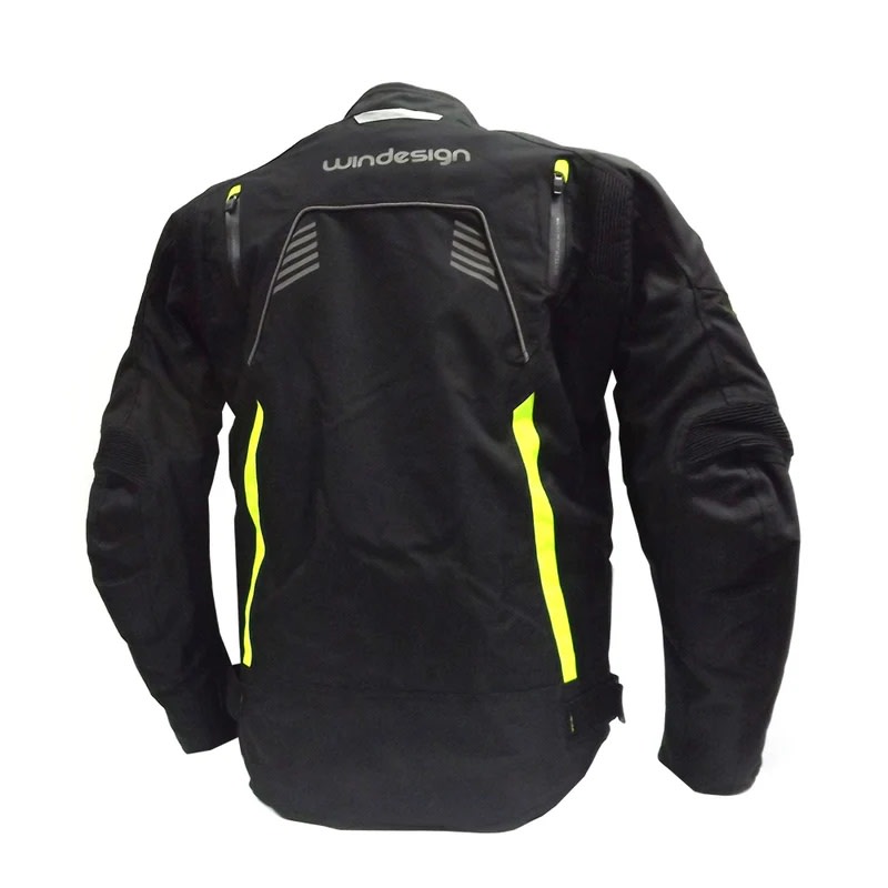 CHAQUETA THUNDER FLÚOR PARA MOTO | PROTECCIÓN, VISIBILIDAD Y SEGURIDAD3