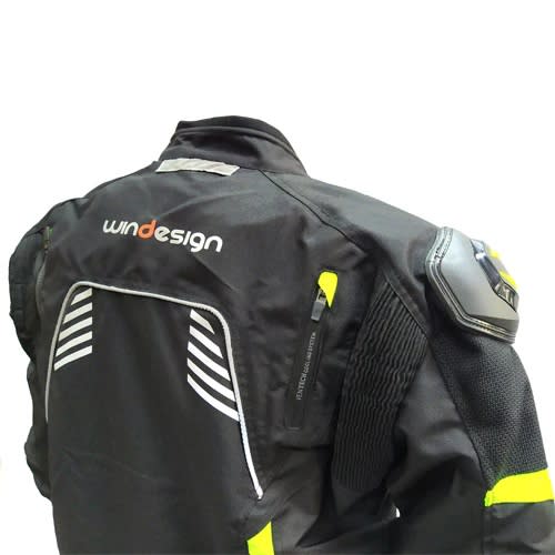 CHAQUETA THUNDER FLÚOR PARA MOTO | PROTECCIÓN, VISIBILIDAD Y SEGURIDAD2