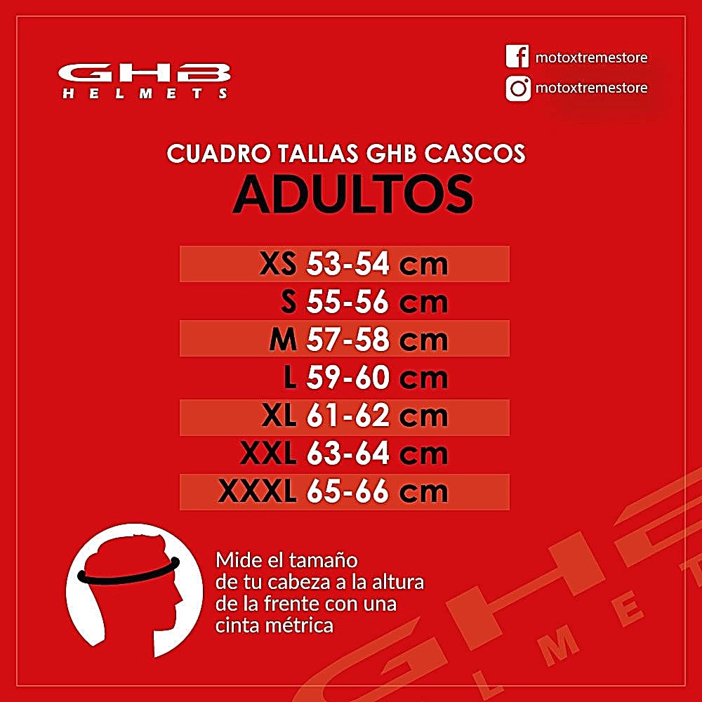 CASCO INTEGRAL GHB M-67 NEGRO ROJO MATE | RENDIMIENTO Y PROTECCIÓN EN CADA RUTA3