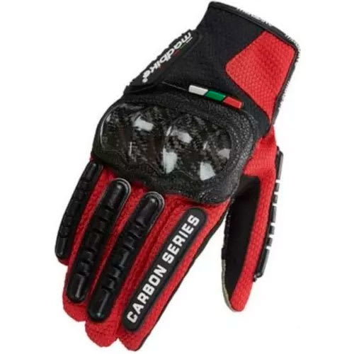 Guantes para Moto de Verano Madbike rojo1