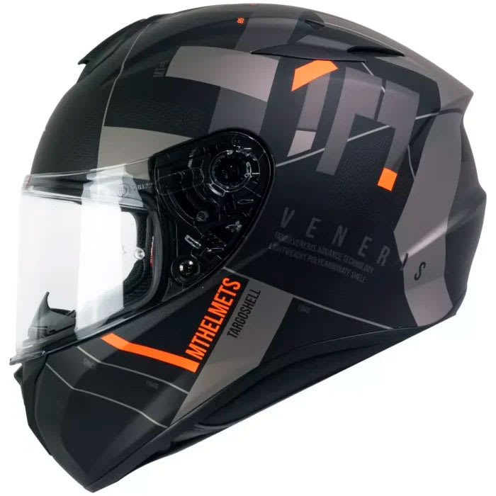 CASCO DE MOTO MT HELMETS TARGO VENERIS B4 GRIS MATE1