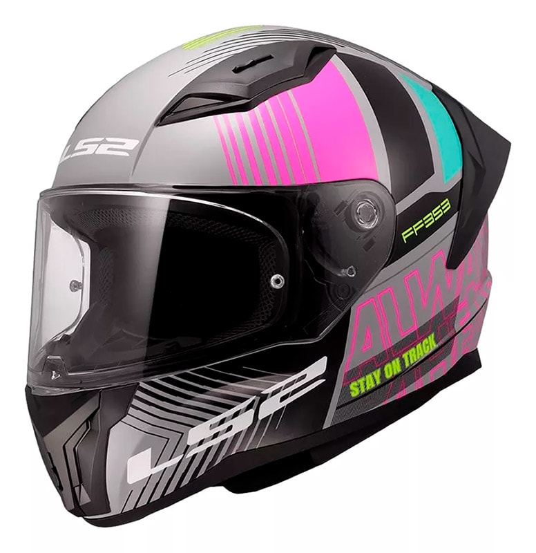 CASCO LS2 FF810 VIGO SHIFT GRIS ROSA3