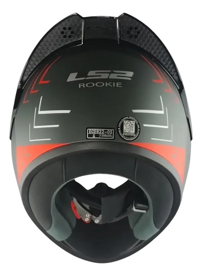 CASCO LS2 FF352 EVO GARR GRIS BLANCO ROJO MATE | CASCO INTEGRAL CERTIFICADO ECE 22.054