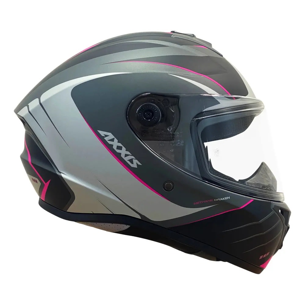CASCO AXXIS FF112D DRAKEN S METHANE C8 PINK MATE | CASCO INTEGRAL DEPORTIVO CERTIFICADO2
