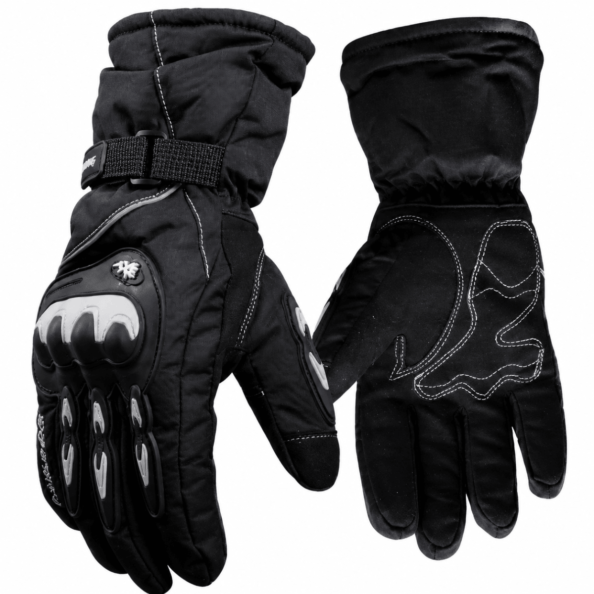 GUANTES PARA MOTO LARGOS INVIERNO AXE NEGRO | MÁXIMA PROTECCIÓN PARA LOS DÍAS FRÍOS1