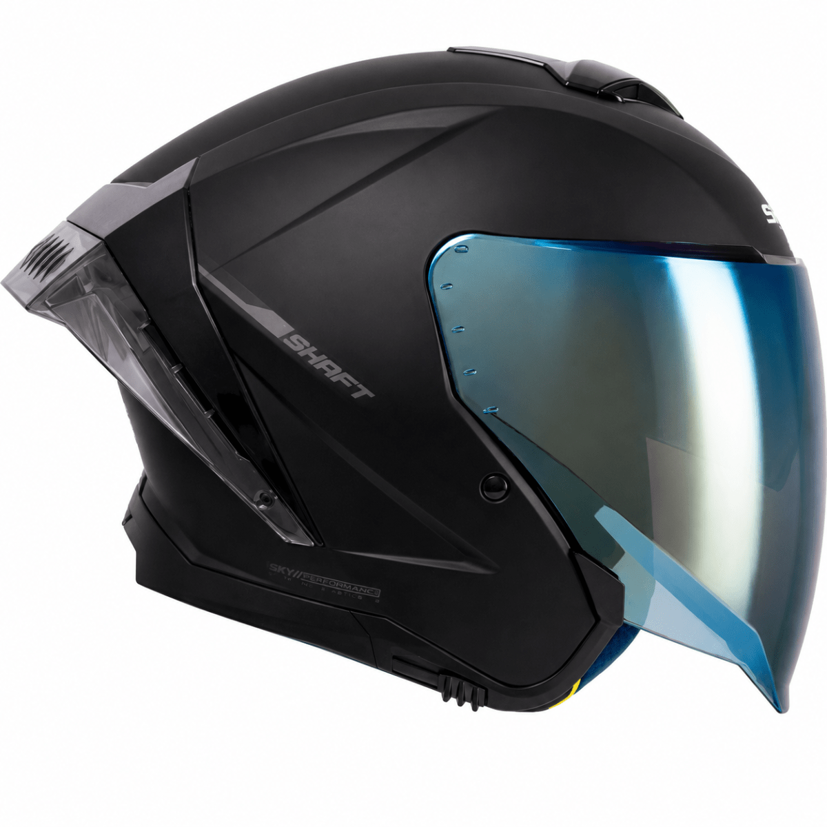 CASCO SHAFT 246SP SOLID NEGRO GRIS OSCURO ABIERTO | LIBERTAD Y PROTECCIÓN PARA CADA RECORRIDO3