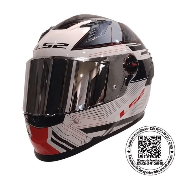CASCO LS2 FF816 COSMOS DIGITAL BL NG ROJ MIC SIL ST1