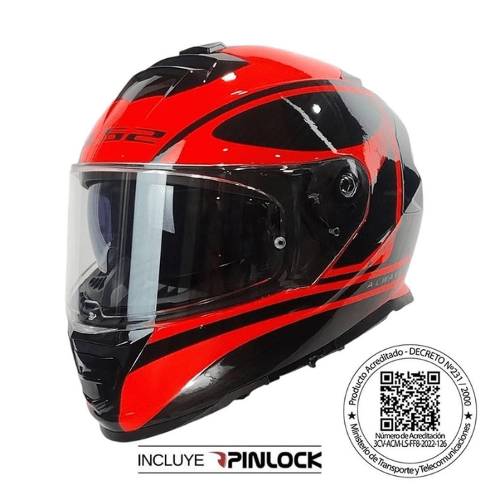 CASCO LS2 FF800 STORM II DODGER NARANJO1