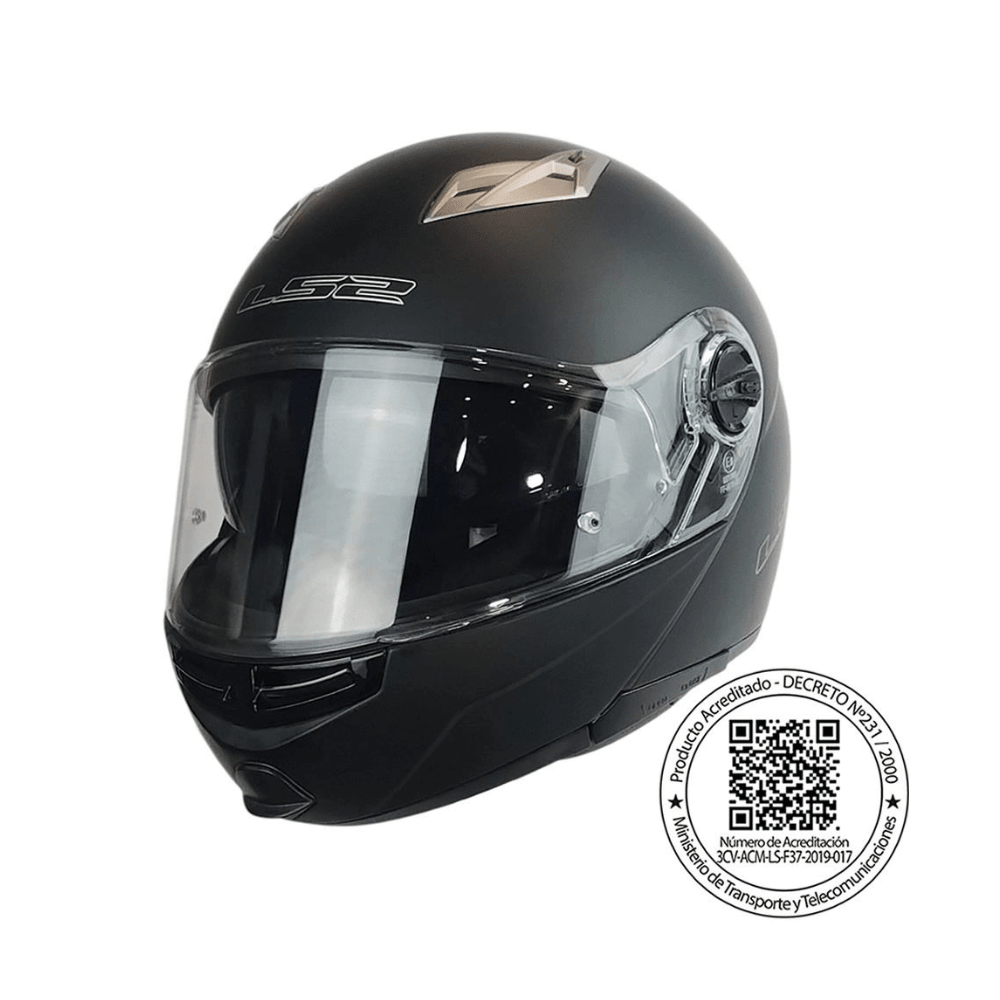 CASCO ABATIBLE LS2 FF370 EASY NEGRO MATE1