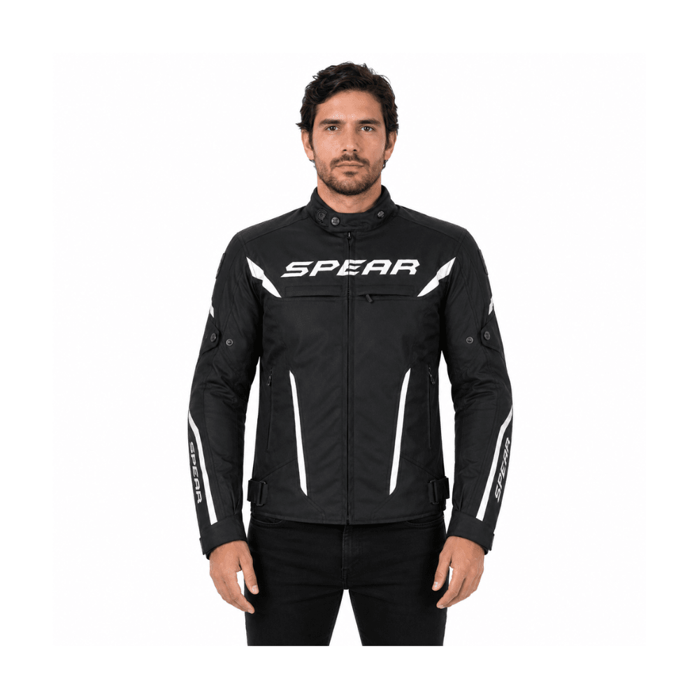 CHAQUETA PARA MOTO CONCORDE CON PROTECCIONES Y FORRO TÉRMICO NEGRA5