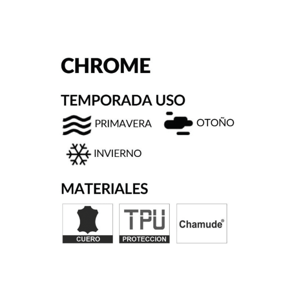 GUANTES PARA MOTO SHELTER CHROME NEGRO4