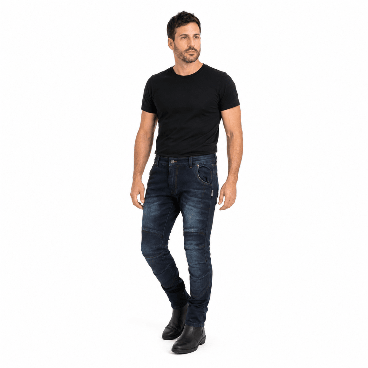 PANTALÓN DE MOTO TIPO JEANS AZUL CON KEVLAR | URBANO CON PROTECCIÓN DE ALTO NIVEL2