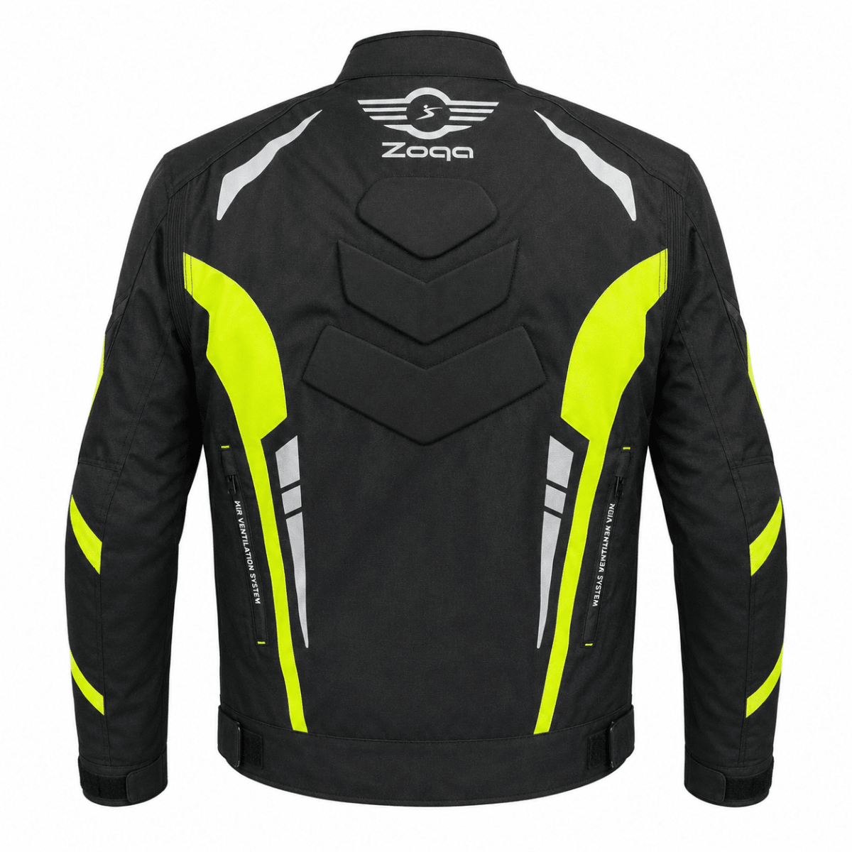 CHAQUETA SAFE DRIVE NEGRA VERDE FLÚOR | CONQUISTA CUALQUIER TERRENO CON CONFIANZA3