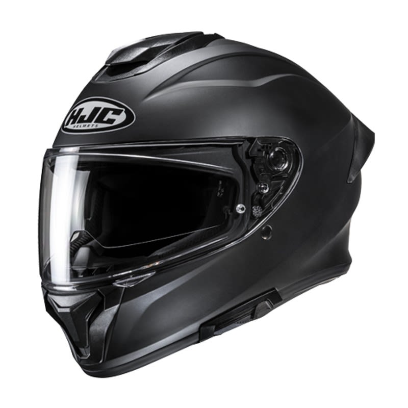 CASCO HJC C71 SOLID NEGRO MATE | CASCO INTEGRAL CON VISOR SOLAR1