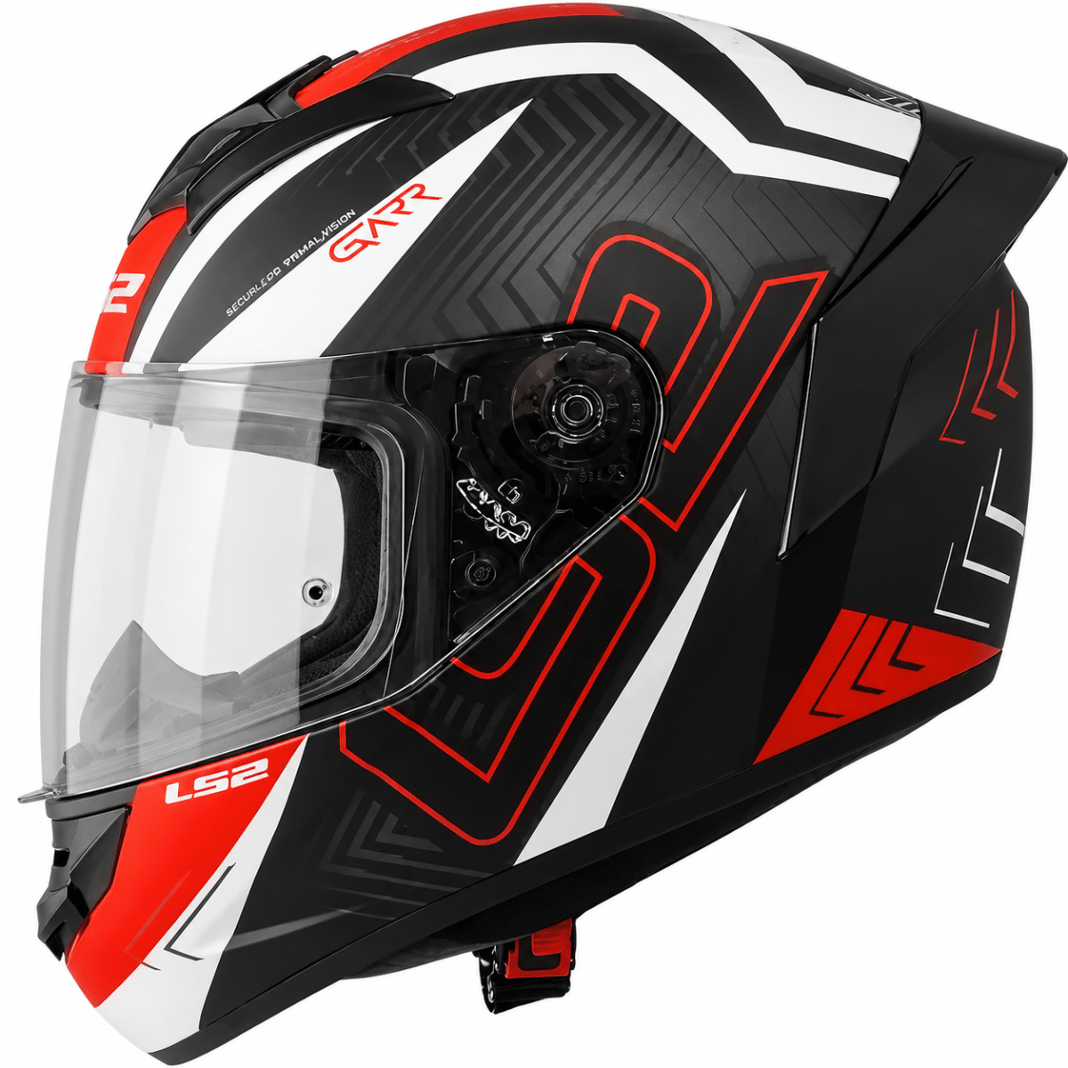 CASCO LS2 FF352 EVO GARR GRIS BLANCO ROJO MATE | CASCO INTEGRAL CERTIFICADO ECE 22.051