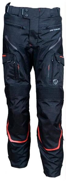 Pantalón Octane Suspension Negro Rojo1