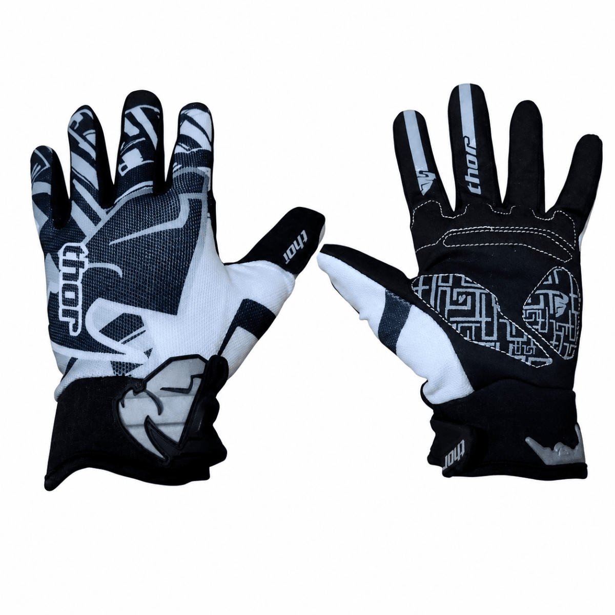 GUANTES MOTO-BICI TELA THOR MOTOCROSS CARRERA | MÁXIMA VENTILACIÓN PARA OFF-ROAD1