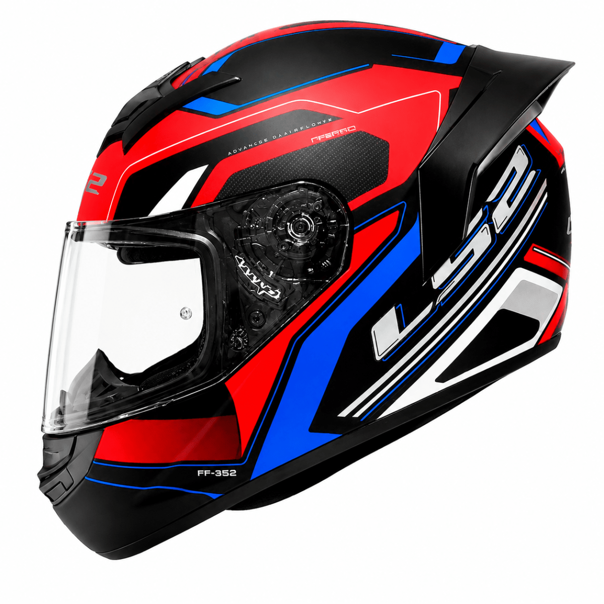 CASCO LS2 FF352 DYNAMIC NEGRO ROJO MATE | CASCO INTEGRAL CERTIFICADO ECE 22.051