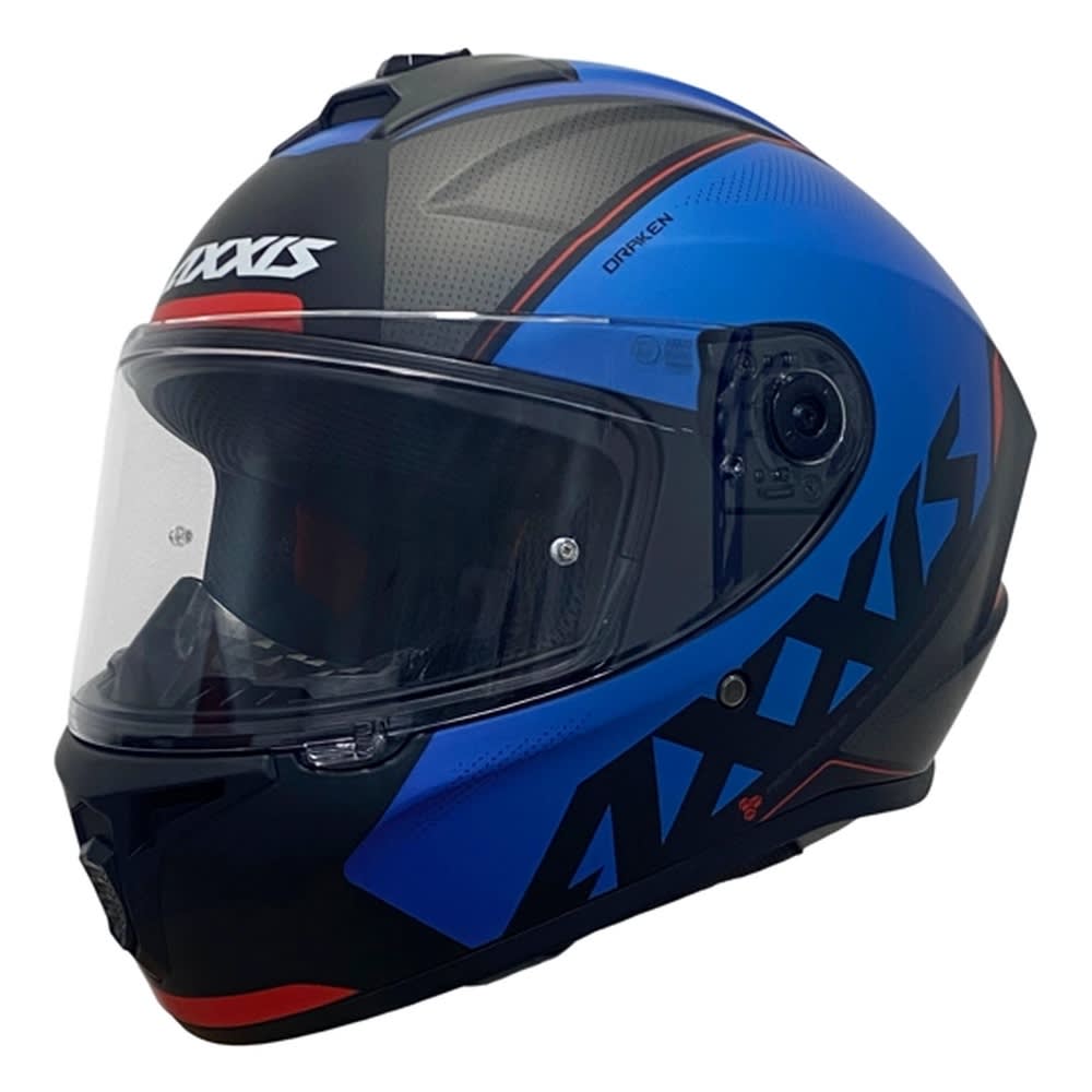 CASCO AXXIS FF112D DRAKEN S GEAR E7 AZUL MATE | CASCO INTEGRAL CERTIFICADO ECE 22.061