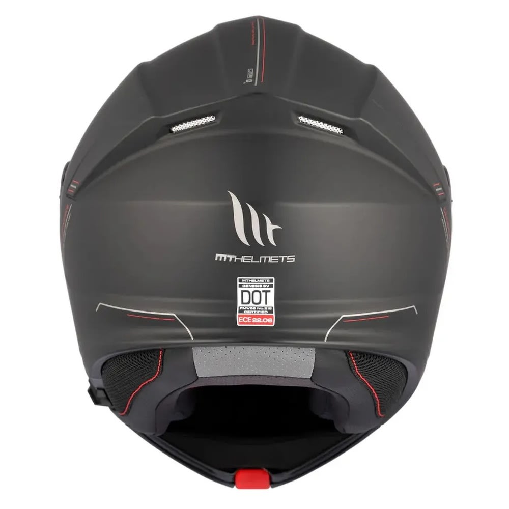 CASCO MT HELMETS FU935SV GENESIS SV SOLID A1 NEGRO MATE | CASCO ABATIBLE CERTIFICADO ECE 22.064
