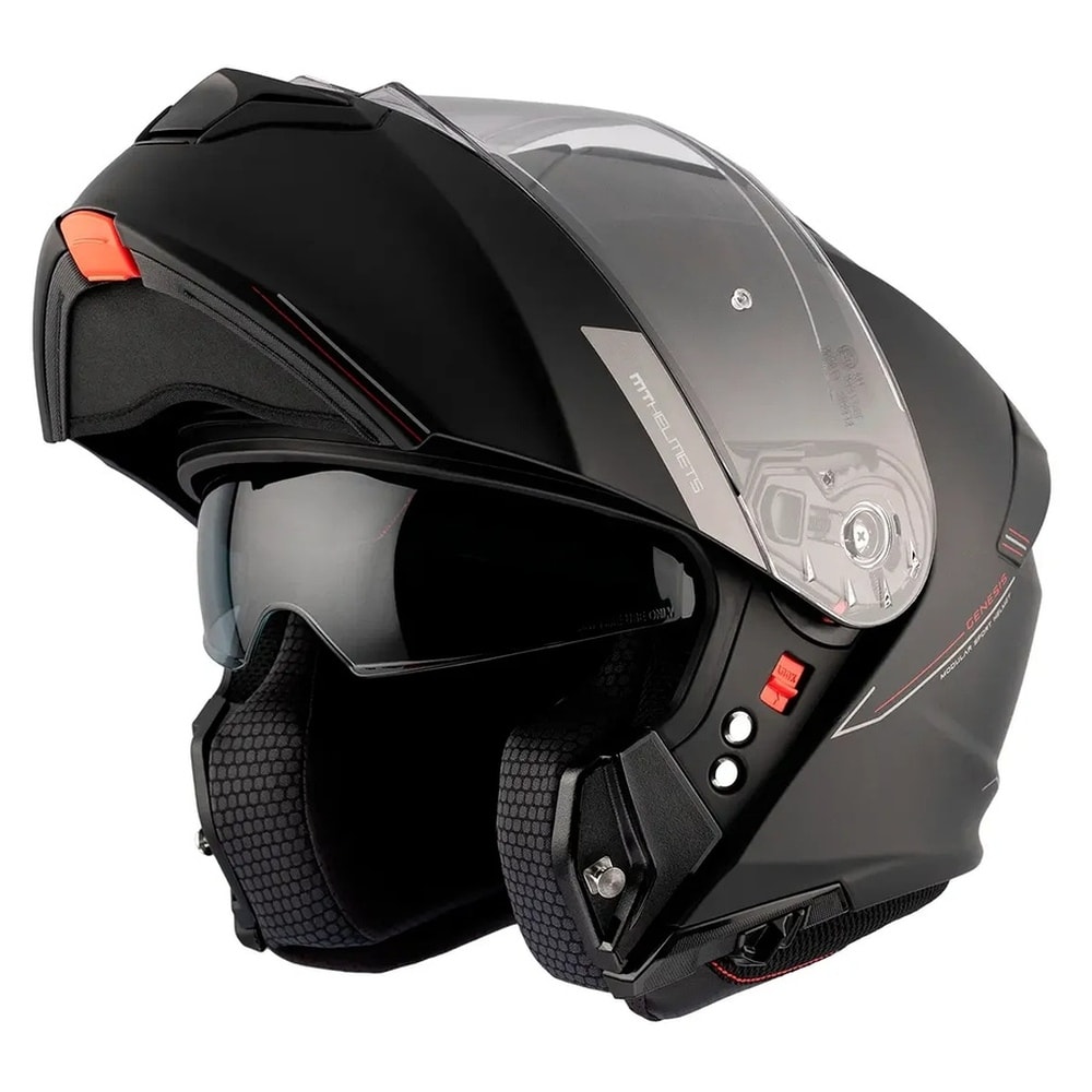 CASCO MT HELMETS FU935SV GENESIS SV SOLID A1 NEGRO MATE | CASCO ABATIBLE CERTIFICADO ECE 22.062