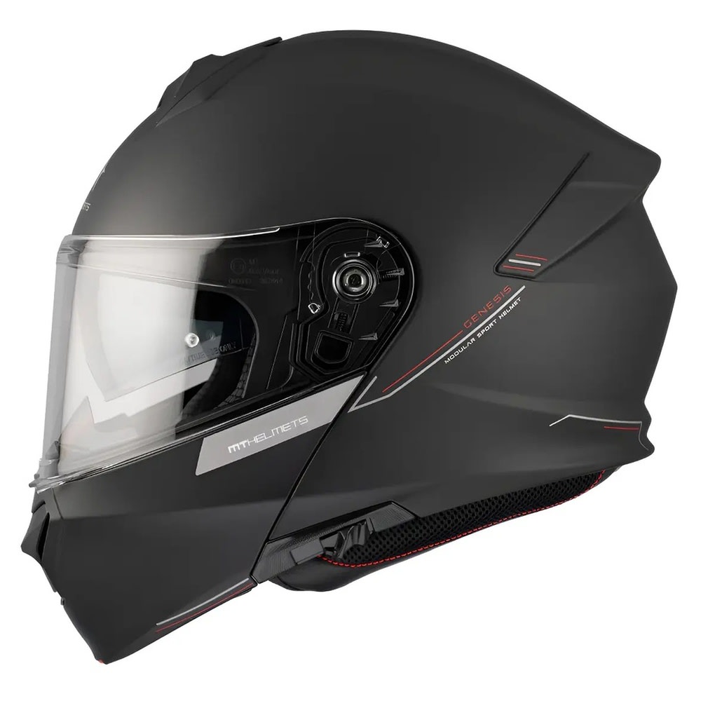 CASCO MT HELMETS FU935SV GENESIS SV SOLID A1 NEGRO MATE | CASCO ABATIBLE CERTIFICADO ECE 22.061