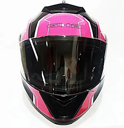 CASCO ABATIBLE GHB 160 STARK NEGRO ROSA | PROTECCIÓN Y COMODIDAD PARA CADA RUTA2