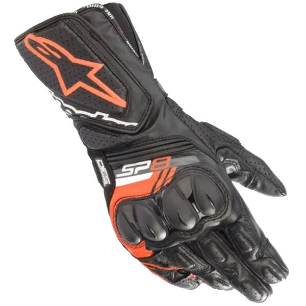 GUANTE ALPINESTARS SP-8 V3 AIR NEGRO NARANJO | PROTECCIÓN DEPORTIVA CON MÁXIMA VENTILACIÓN2