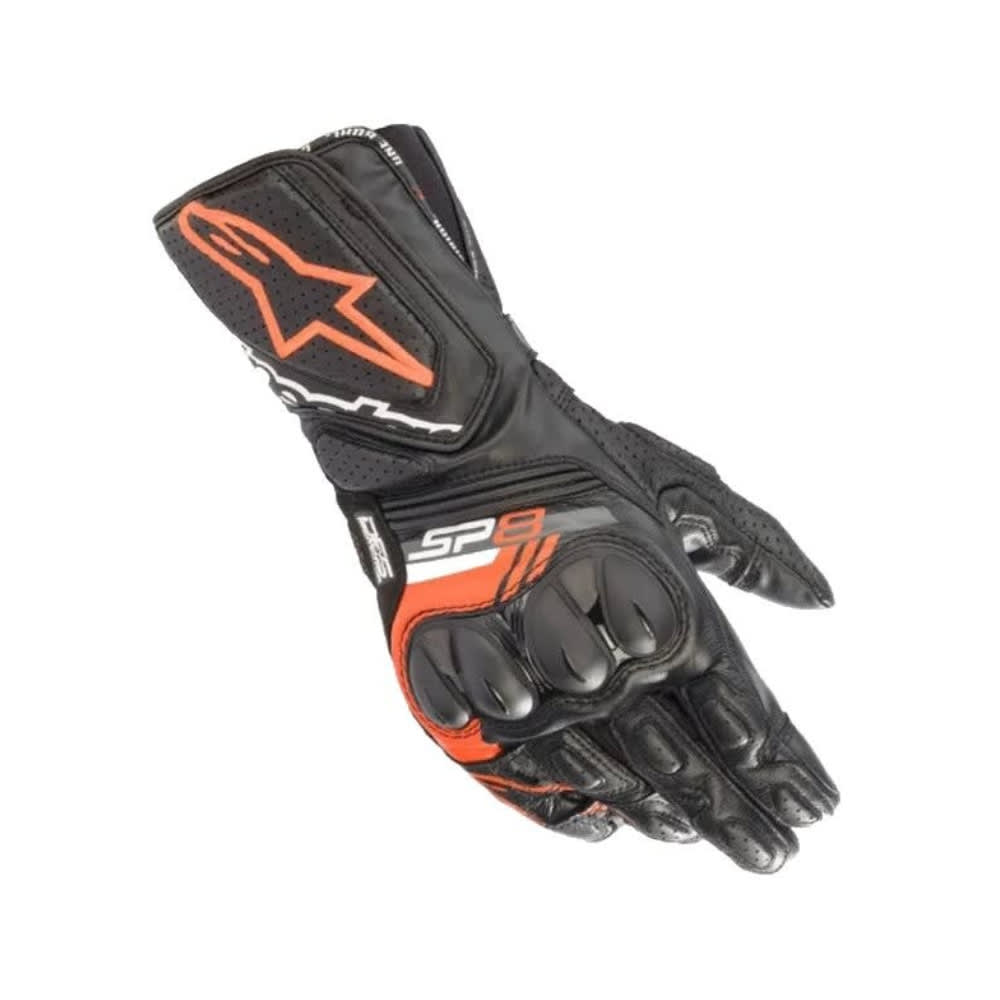 GUANTE ALPINESTARS SP-8 V3 AIR NEGRO NARANJO4