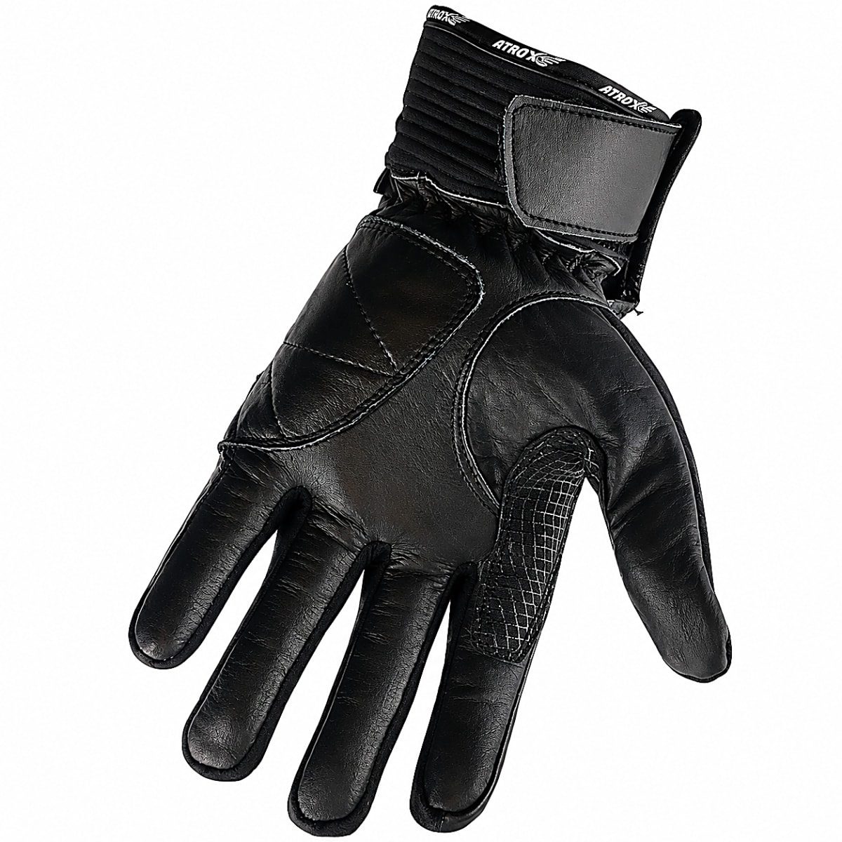 GUANTE ATROX MIG CUERO Y TEXTIL NEGRO ROSA | PROTECCIÓN Y CONFORT EN CADA RUTA6