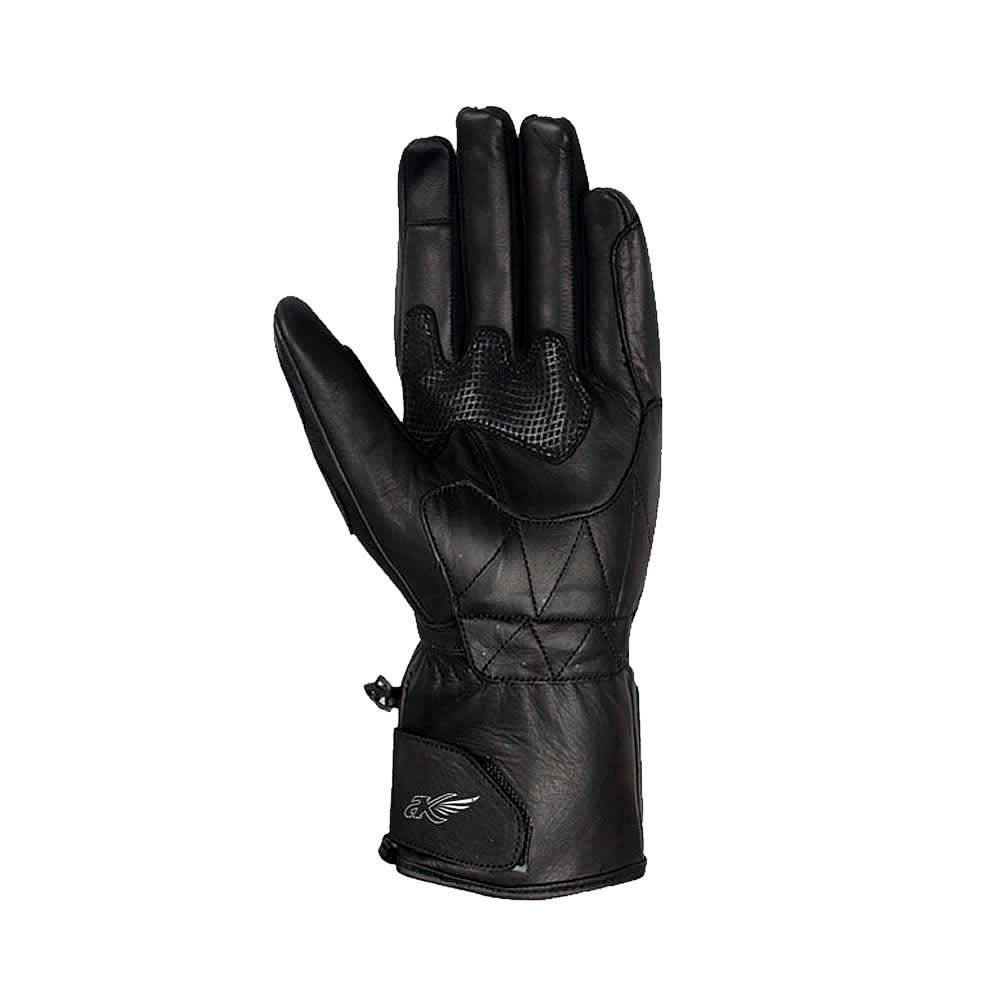 GUANTE ATROX 4312AL LARGO CUERO MUJER NEGRO ROJO2