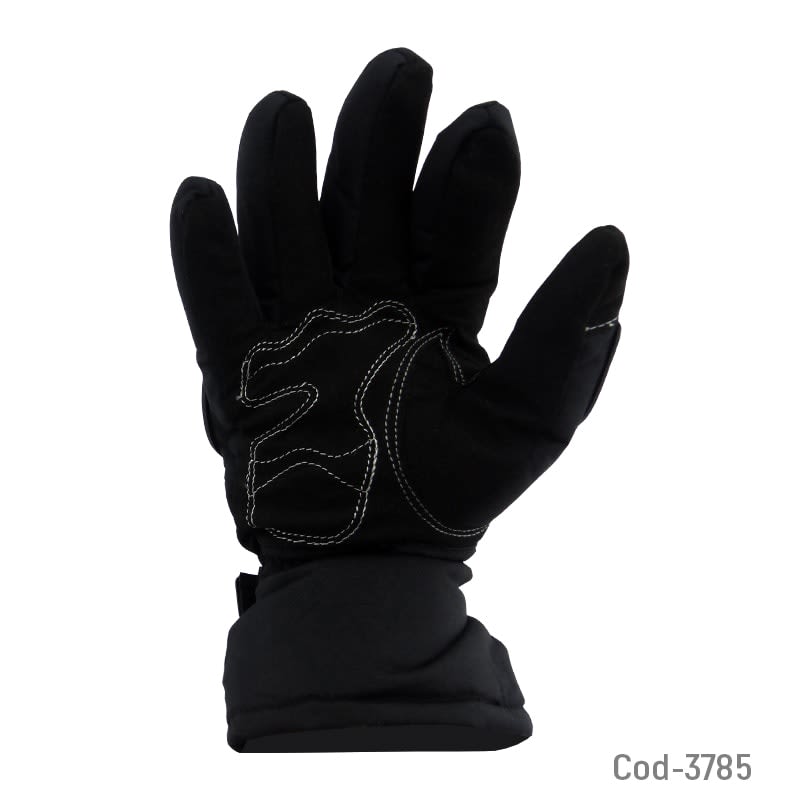 Guantes Para Moto Largos Invierno Protección Frio Axe  Negro3