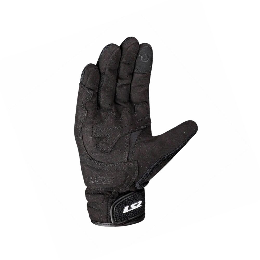 GUANTE PARA MOTO LS2 KUBRA NEGRO HOMBRE2