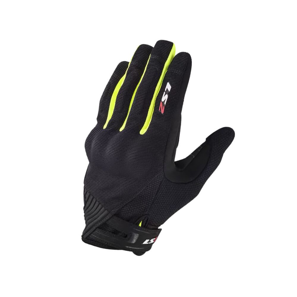 GUANTE PARA MOTO LS2 DART II NEGRO AMARILLO HOMBRE1