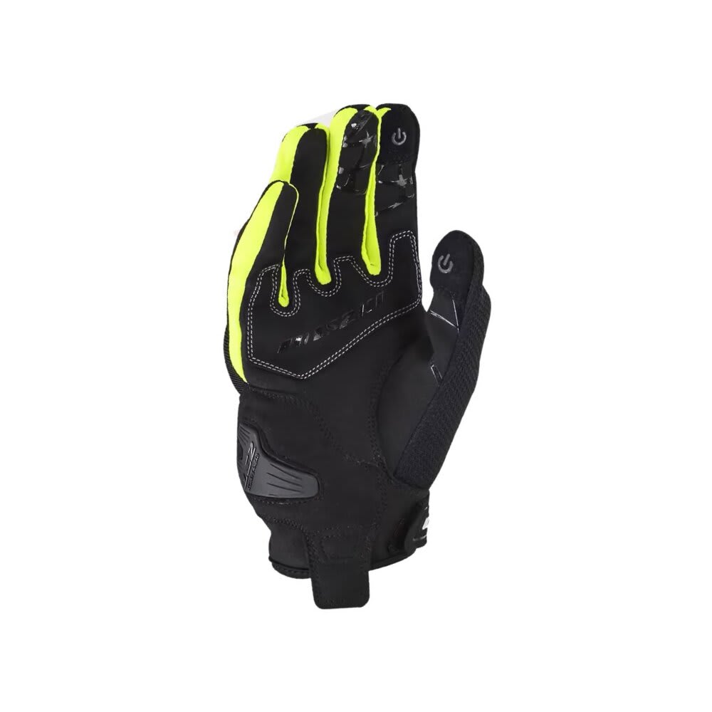 GUANTE PARA MOTO LS2 DART II NEGRO AMARILLO HOMBRE2