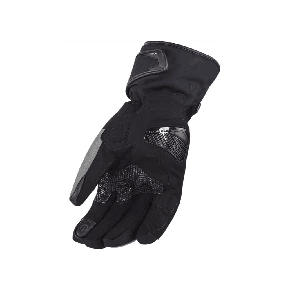 GUANTES PARA MOTO LS2 SNOW NEGRO GRIS HOMBRE IMPERMEABLES3