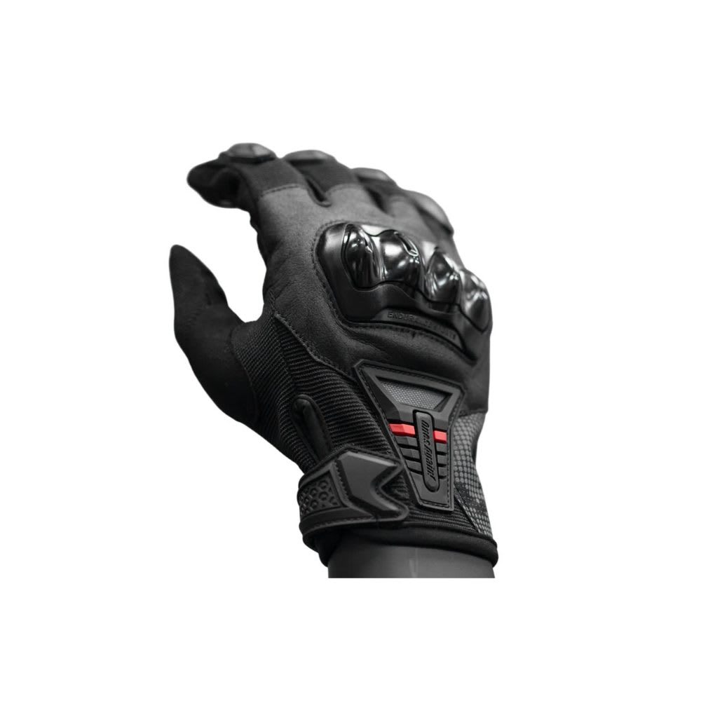 GUANTES PARA MOTO ONES AGAIN NEGRO ROJO TOUCH3